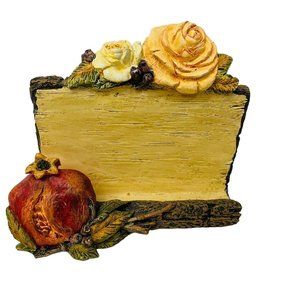 Business Card Holder Ceramic Mail Letter Business Card Holder Pomegranate  Fruit